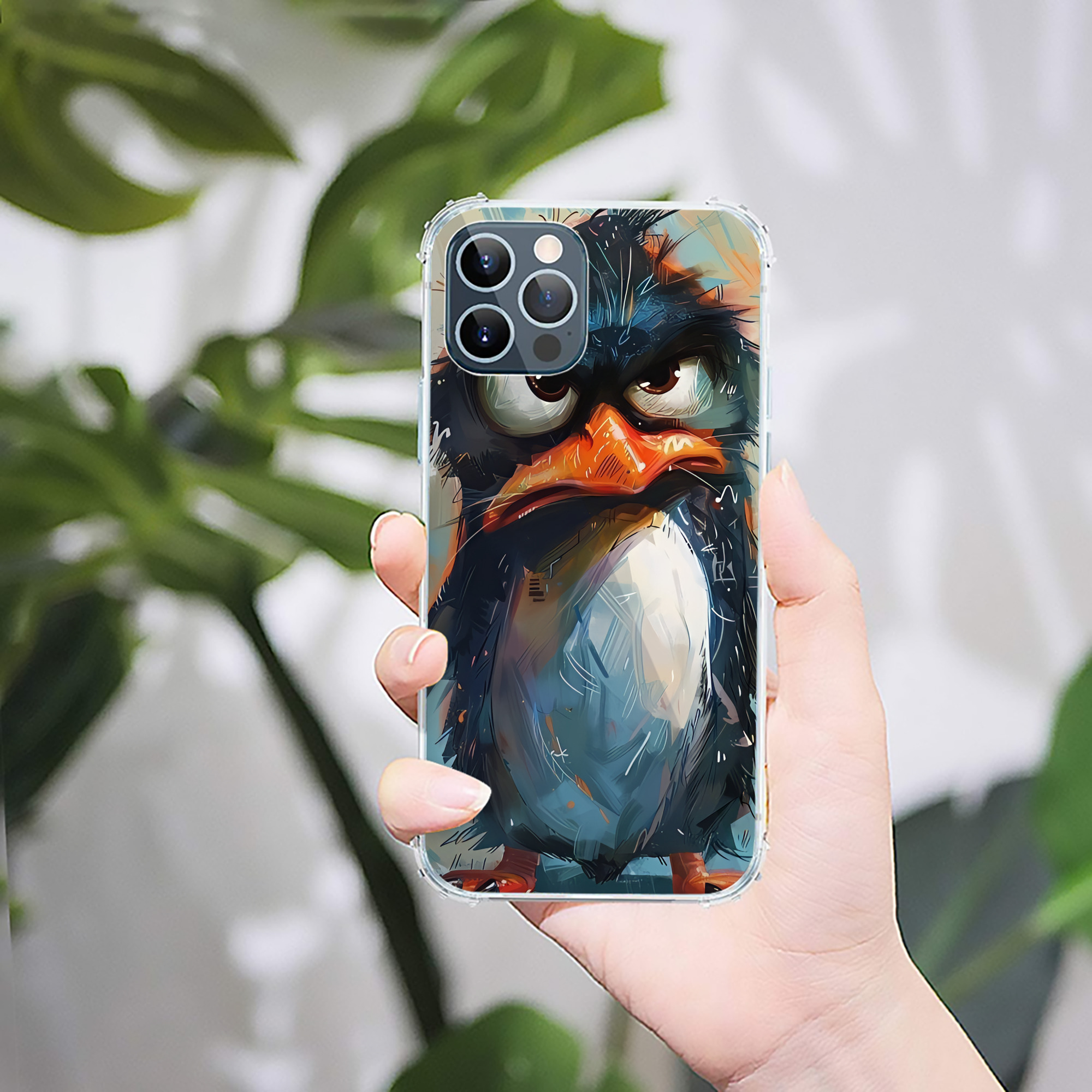 （画像用） Angry Birds アングリーバード 【iPhone 12シリーズ対応】透明スマホケース（クリアソフトケース）